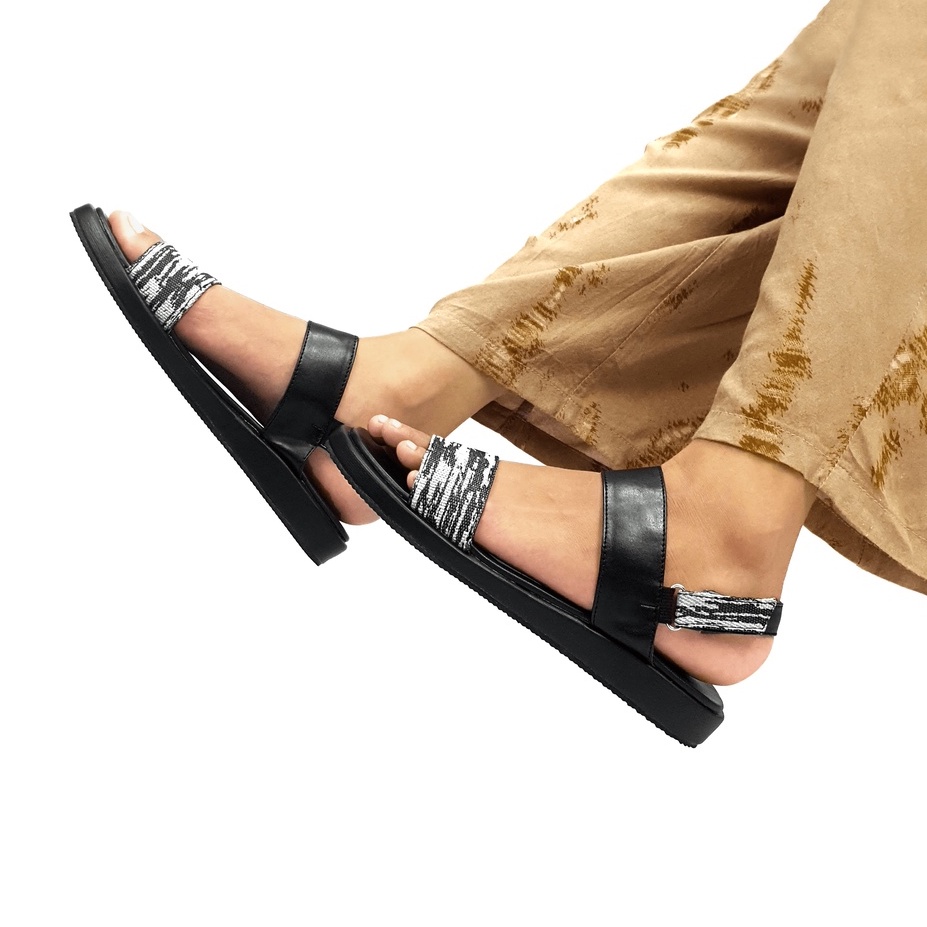 Sandal Platform Tali Wanita Casual Velonesia Slip Sandal Casual Platform Wanita - Keiko