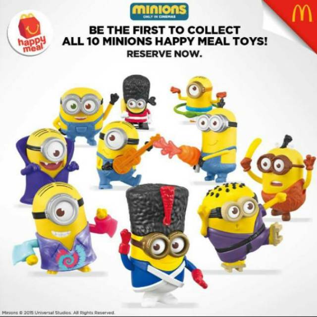 Jual Lot18 Buy 3 Free 1 Suka2 Mainan Anak Bekas Hadiah Happy Meal Seri ...