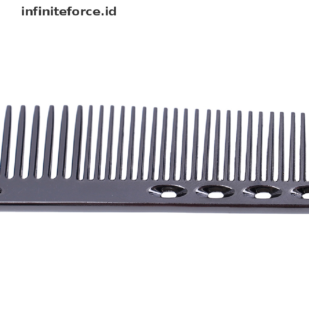 (Infiniteforce.Id) Sisir Anti Statis Bahan Aluminum Metal Untuk Salon / Barber