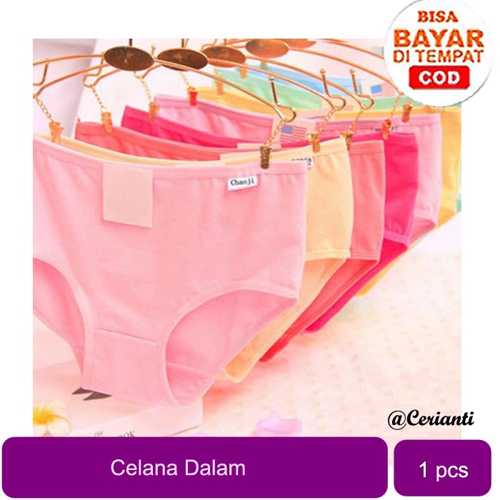 celana dalam wanita CD Kolor polos esse size M,L,XL,XXL Esse , Cyber Girl , Chaoji_Cerianti