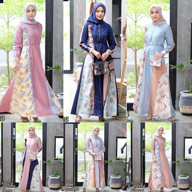 Cantika Dress by Jelita Muslimah Jelgant Ori