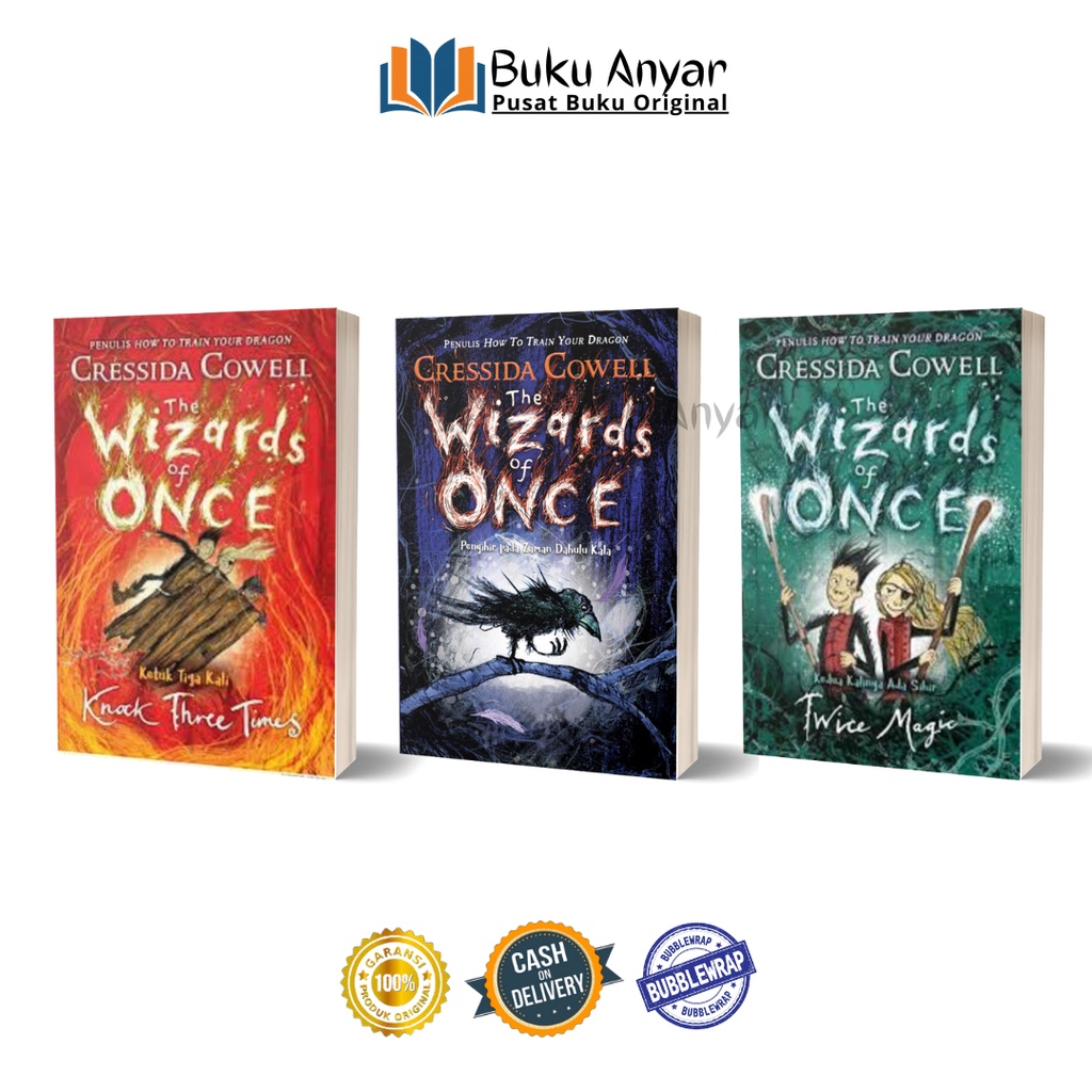 The Wizards of Once TWICE MAGICE , KNOCK THREE TIMES , PENYIHIR PADA ZAMAN DAHULU KALA Cressida Cowe