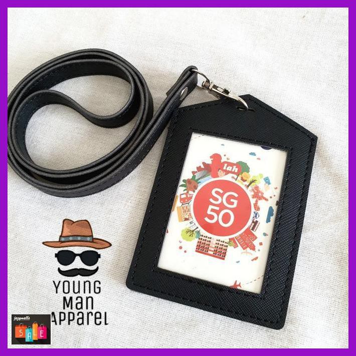 

DOCUMENTO- ID CARD HOLDER / NAME TAG HOLDER KULIT / GANTUNGAN ID CARD - ABU-ABU -ASLIII.