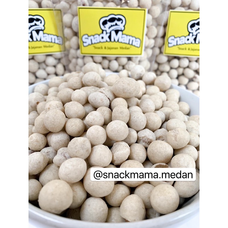 KACANG ATOM PUTIH 200GR / KACANG PILUS / KACANG ATOM SUKRO | SNACKMAMA