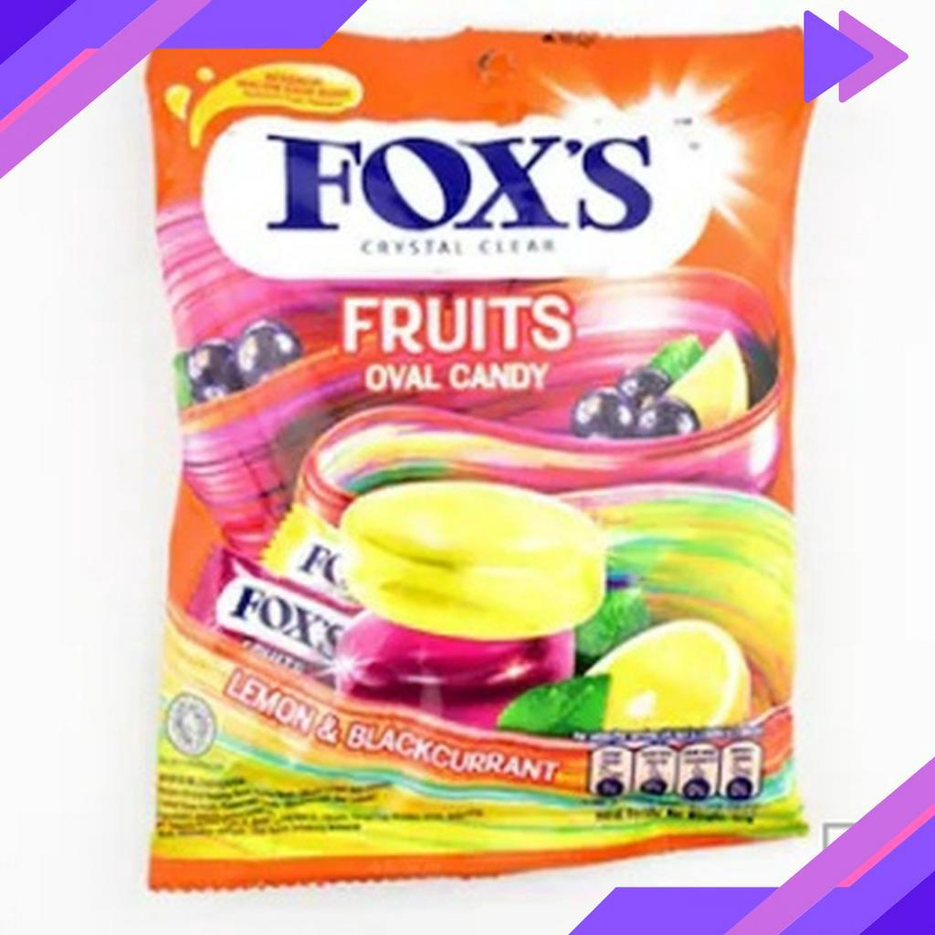 

MURRRMERRR Permen fox FoxS Fruits Oval Flowrap 125gr isi 5 butir murah