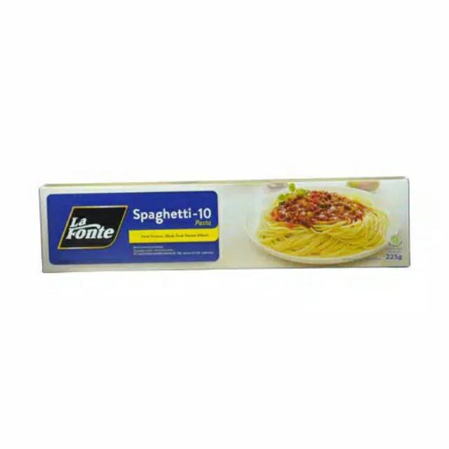 

TERMURAH La Fonte Spaghetti 225 gr - Spaghetti La Fonte - Spaghetti Pasta - Spageti Murah