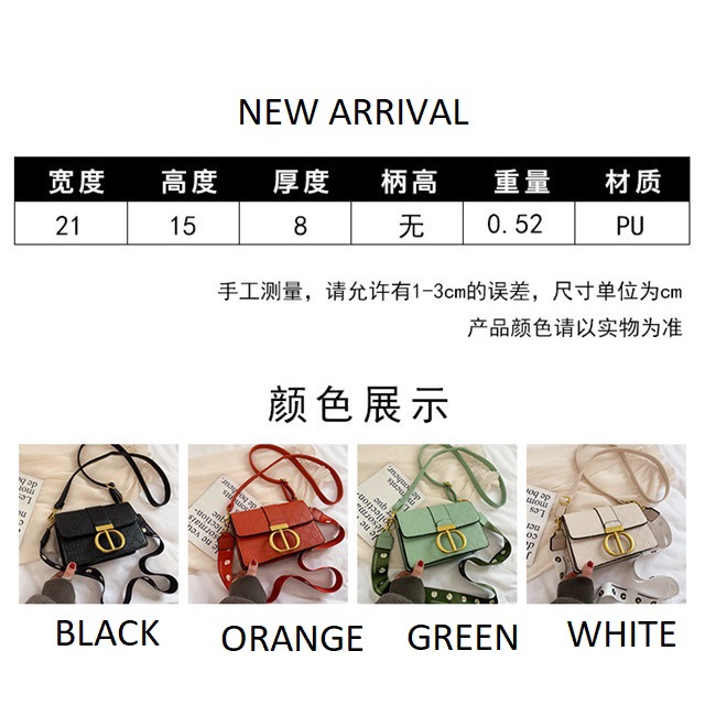 (2Pc Bisa 1Kg)GTBI998875246 New arrival Tas Selempang  Tas Wanita Import Premium Tas Ready LT2.A12