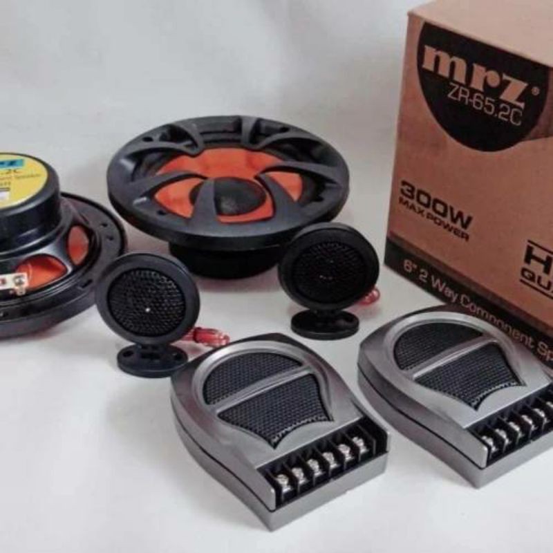Speaker Split 2way MRZ ZR-65.2 C Tweeter Crossover Speaker Pintu Mobil MRZ - Slamet Motor