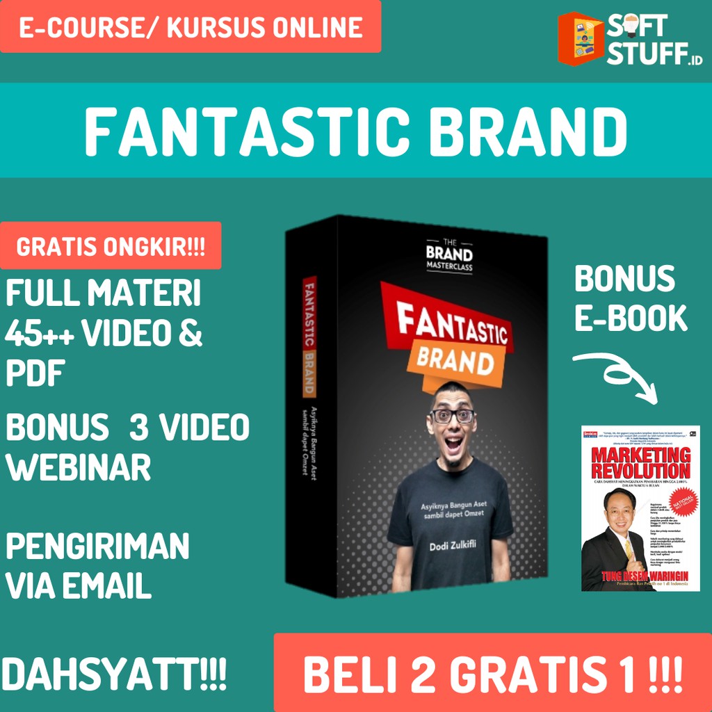

Ecourse - Fantastic Brand Dodi Zulkifli – The Brand Masterclass