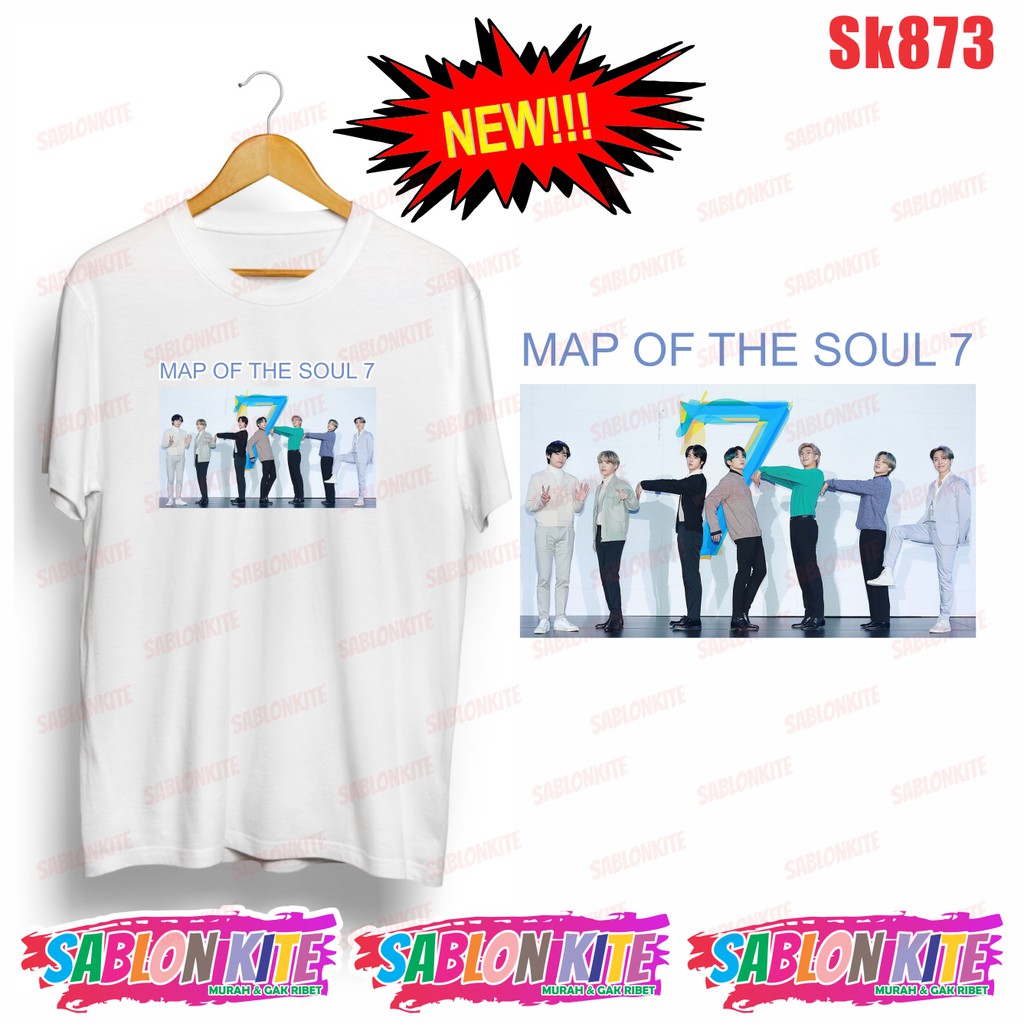 MURAH!!! KAOS KPOP MEMBER POSE 7 MAP OF THE SOUL SK873 UNISEX ADA 6WARNA