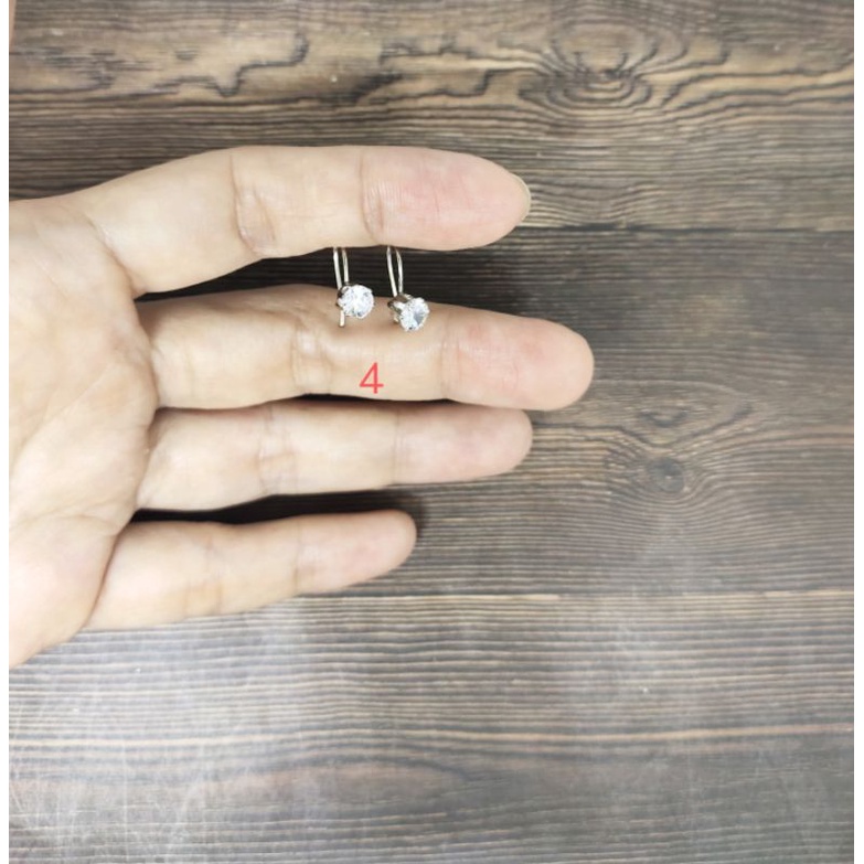 Fifi Fashion Anting Model Desy Satu Mata Model Perhiasan Lapis Emas A21