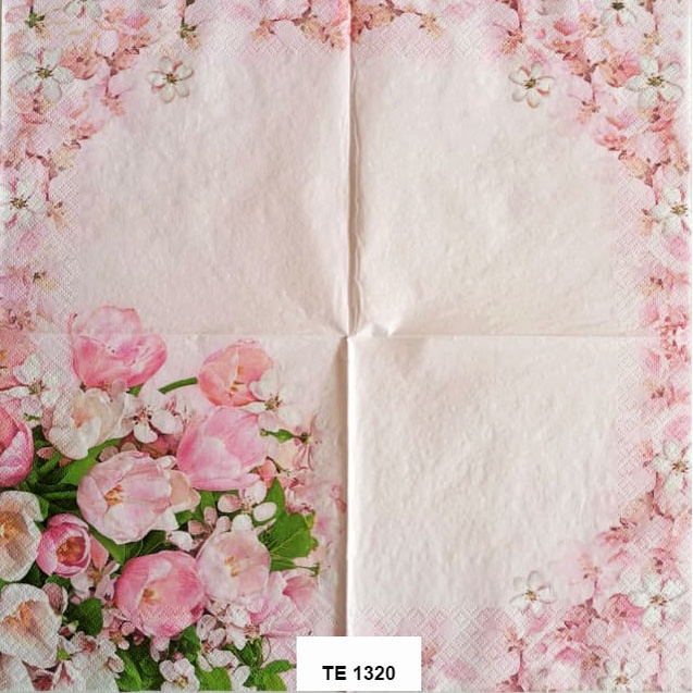 Tisu Napkin Kerajinan Decoupage Eropa 33X33 CM TE 1320 TTS