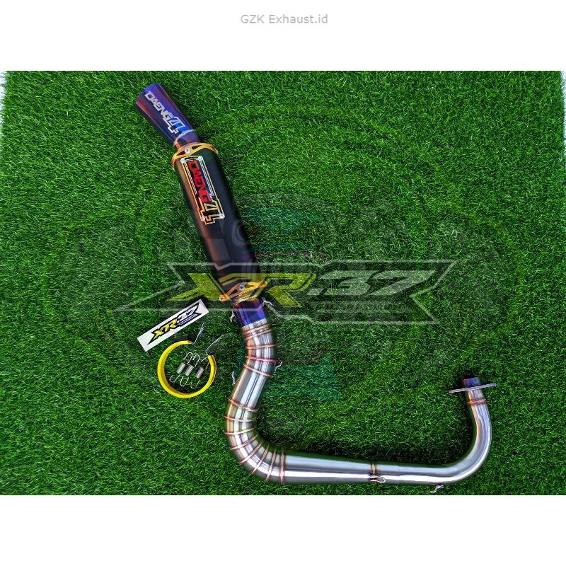 Knalpot Racing DAENG / NLK Mio-Mio Soul-Fino-Nouvo Full Stainles SAMLONG