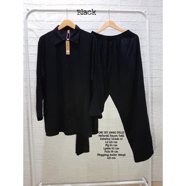 BEST SELLER One Set Super Jumbo Polos LD 120,LD 126,LD 130-Black Ld 126
