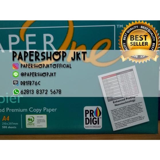 

★ !!! Kertas PAPERONE A4 70 Gram Office Paper Print ❂