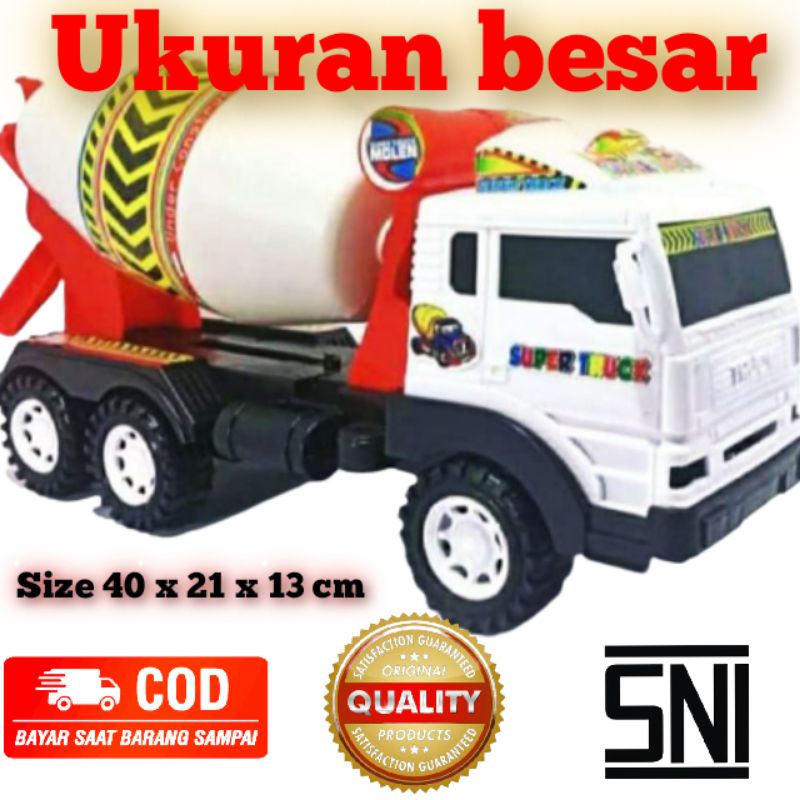Mainan mobil truck molen ukuran besar jumbo