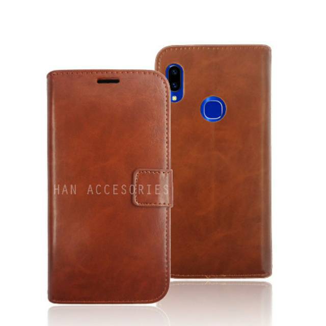 VIVO Y91/Y93/Y95/Y91C Original Fashion Selular Flip Leather Case - Flip Cover