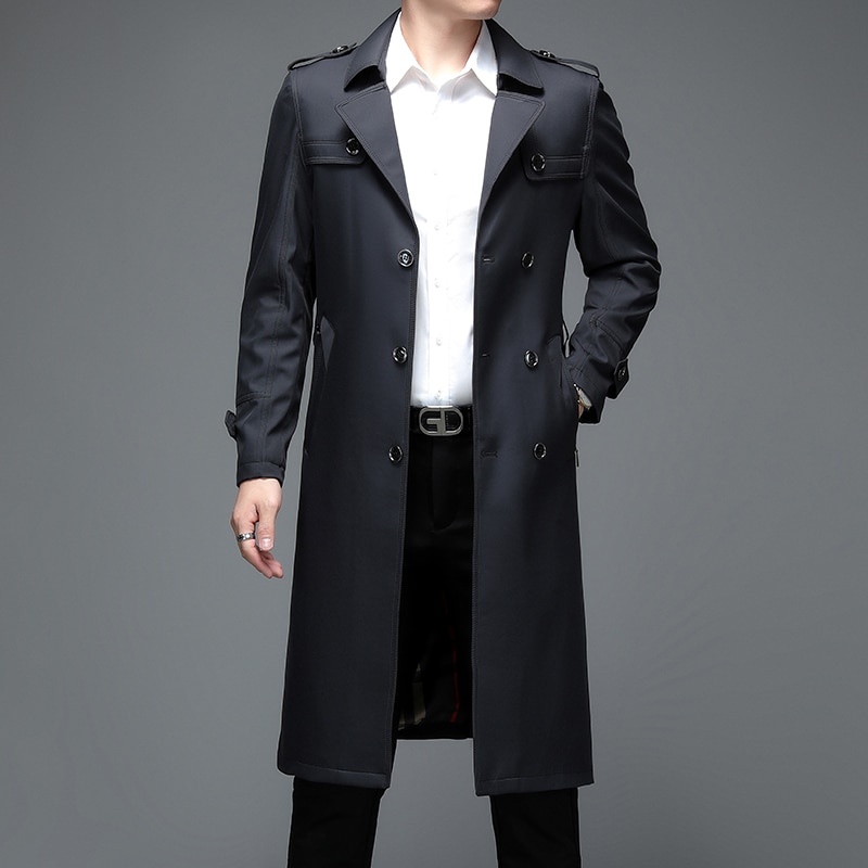 PREMIUM Jas blazer jubah panjang pria/long coat pria/bahan katun jaket jubah pria keren