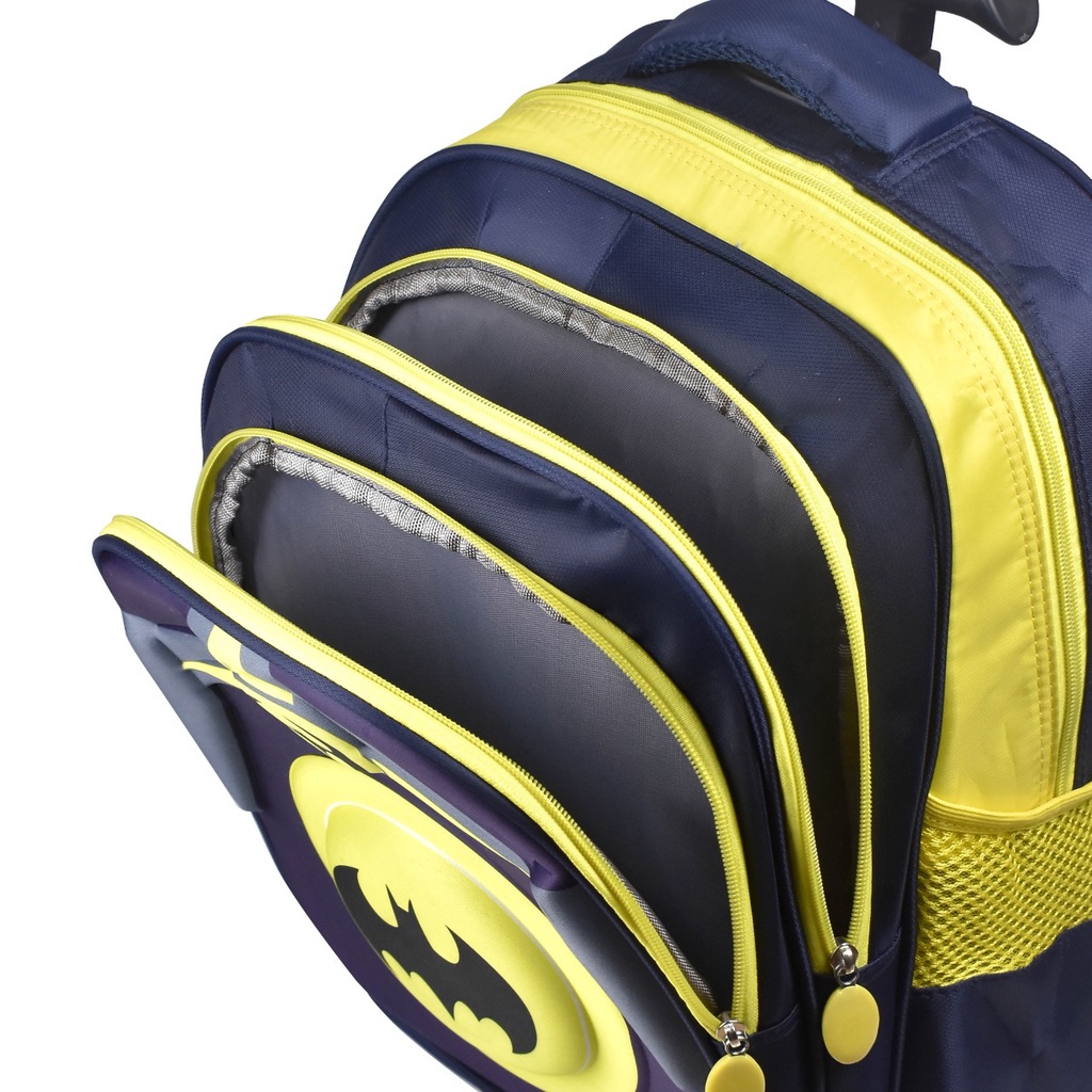 Tas Trolly 1330 Tas Sekolah Anak Cowok Sekolah Tas Roda (Batman,Captain America,Iron Man,Spiderman)