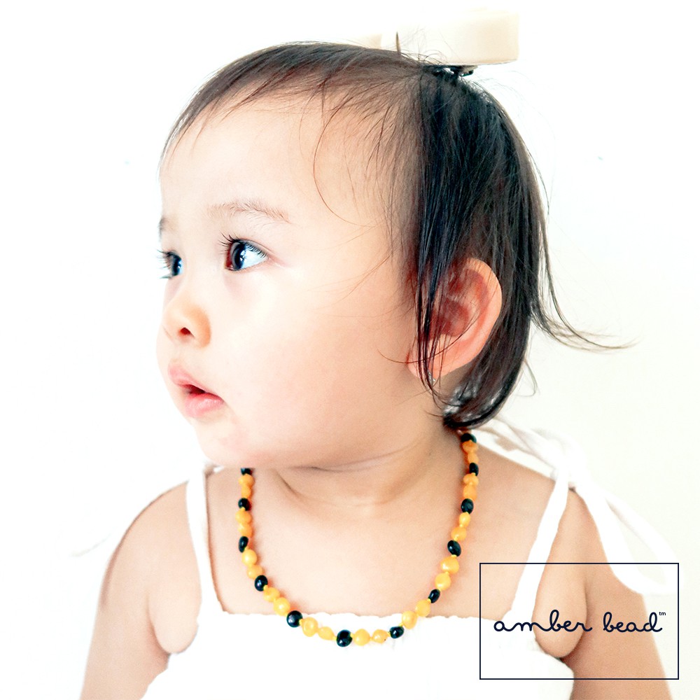 AMBER BEAD BJN33 Kalung Baltic Amber Junior