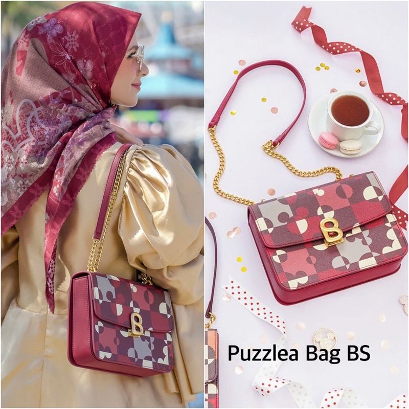 Puzzlea Bag Red Buttonscarves x Disney Preloved