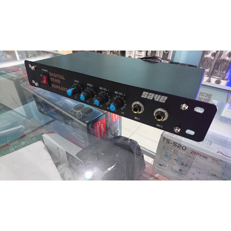 DIGITAL ECHO REPEATER PLUS TONE CONTROL (COCOK UNTUK KARAOKE) SAVE