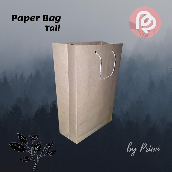 

TERLARIS PAPER BAG TALI POLOS KANTONG KERTAS OLSHOP WEDDING