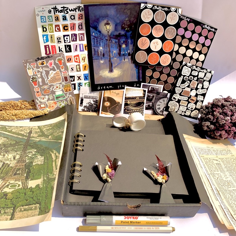 

Premium Scrapbook Kit (Black Version)