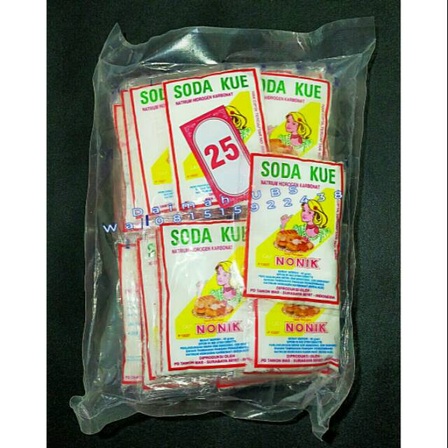 

Soda Kue Cap NONIK ( NATRIUM BIKARBONAT )