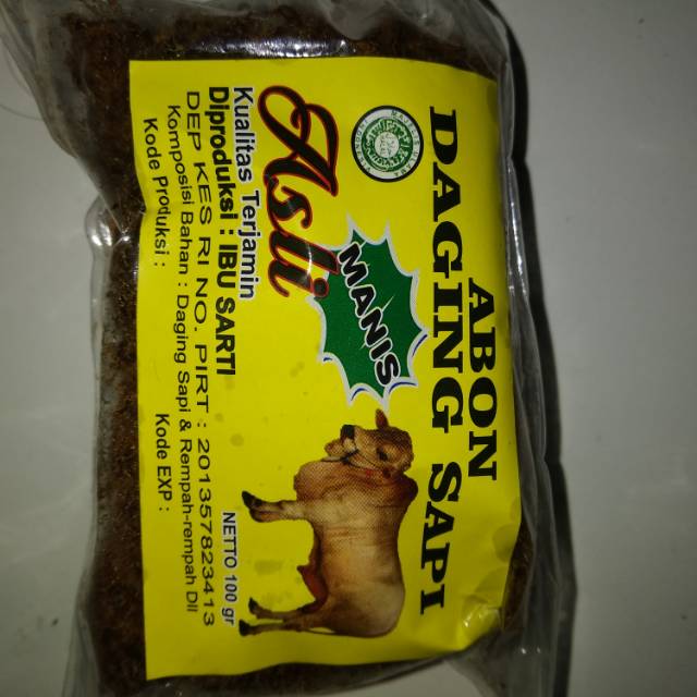 

Abon sapi manis