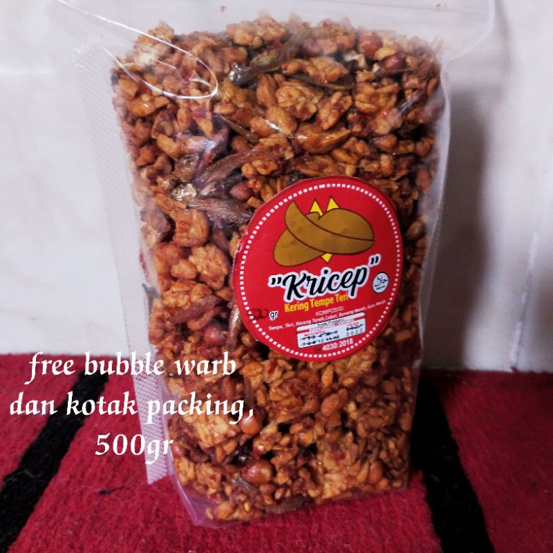 

Navi_Lezatoz Kering Tempe Teri Pedas Manis/Balado (Kricep) 500Gr