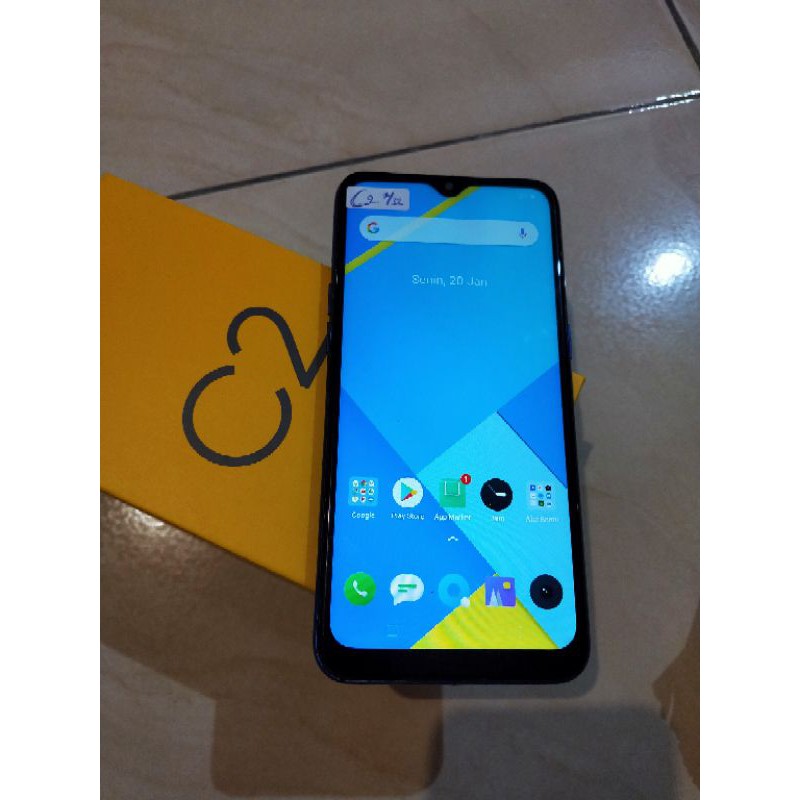 Realme C2 2/32 Second Mulus Fullset Bekas Lengkap