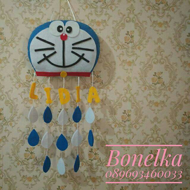 Keren Hiasan  Flanel  Doraemon 