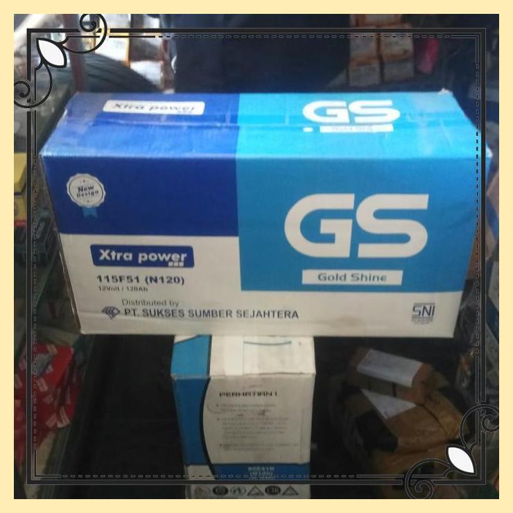 Jual Aki GS N120 12V 120AH/Amper GS GoldShine | Shopee Indonesia