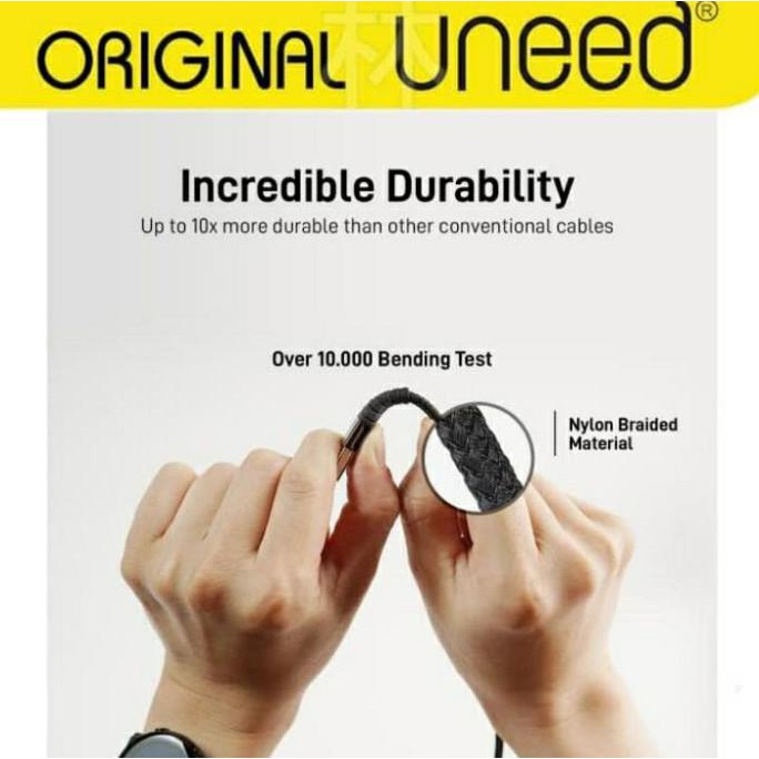 Cuci Gudang Uneed Wave Kabel Type C To Lightning Fast Charging Iphone X Original Gilaa