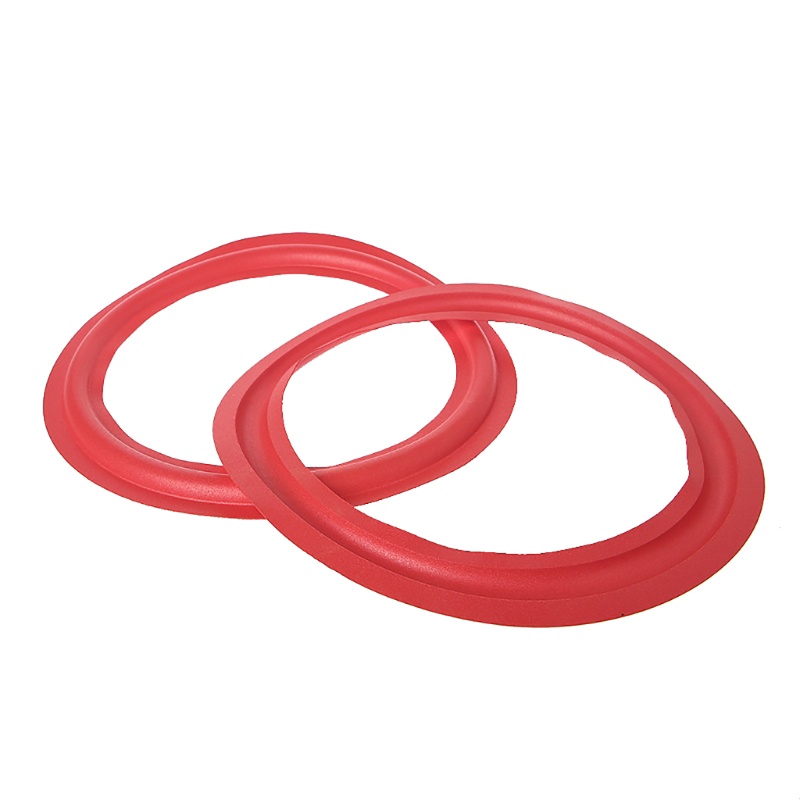 Gro Red Speaker Rubber Foam Edge Surround Rings Repair Kit Untuk Reparasi Speaker Atau DIY Rubber Surround Edges Dustproof Rin