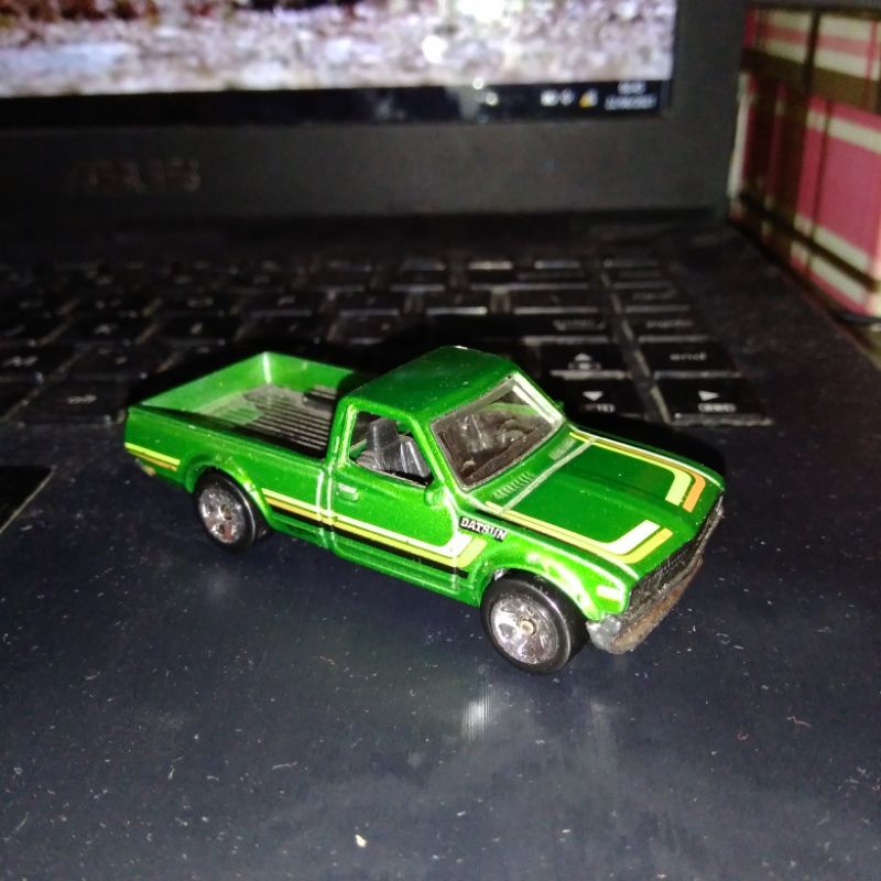 RARE Datsun 620 Pickup Green Candy Truck Hw Hot Wheels Hotwheels Jdm Diecast Jadul Hijau Ijo Rivet 8