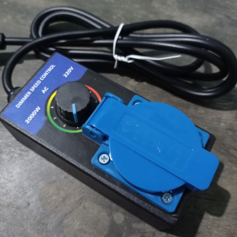 dimmer AC 2000watt pengatur kecepatan mesin bor GURINDA Dinamo blower