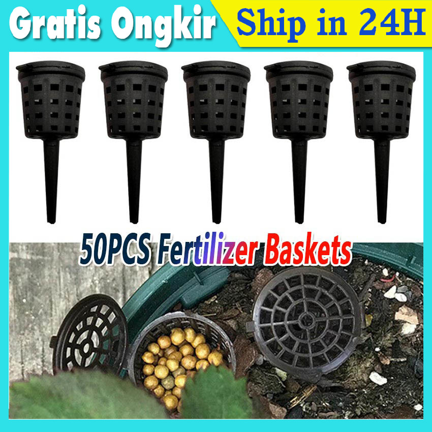 50pcs tempat pupuk dekastar bonsai keranjang pupuk pot pupuk