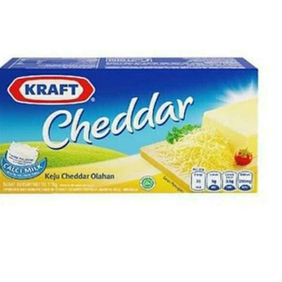 

♪ keju kraft cheddar kemasan 165gr Ω