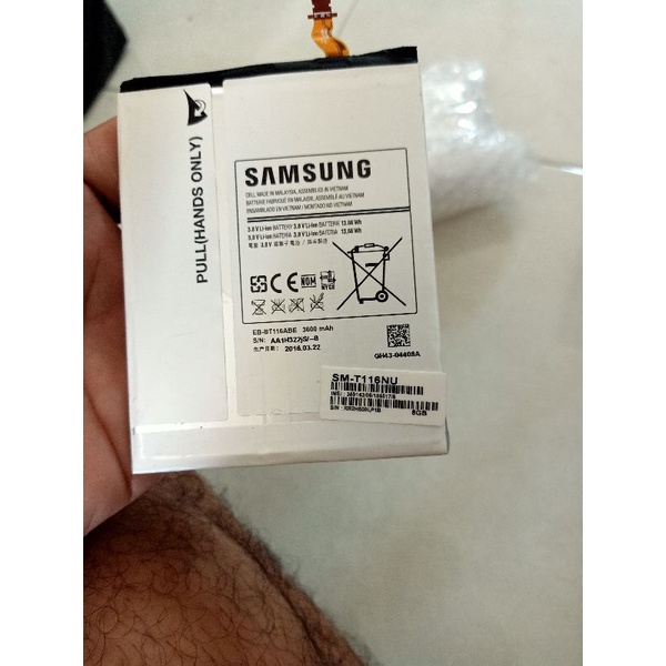 baterai samsung tab 3v ori copotan