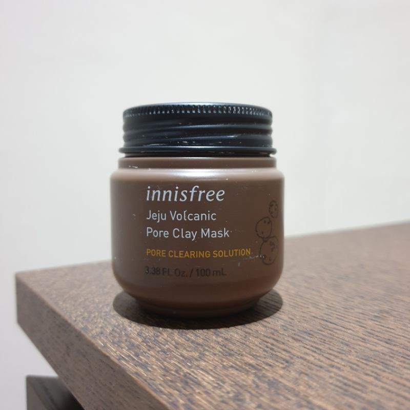 [PRELOVED] INNISFREE JEJU VOLCANIC PORE CLAY MASK MASKER WAJAH