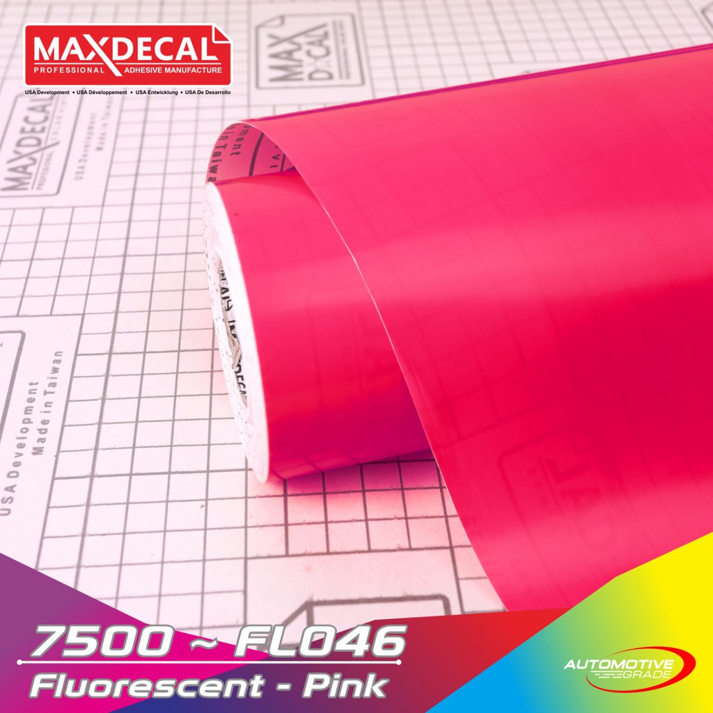 

MAXDECAL 7500 046 Pink Sticker Skotlet Fluorescent Stabilo