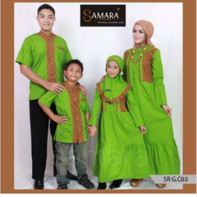 baju muslim keluarga/sarimbit keluarga/couple keluarga