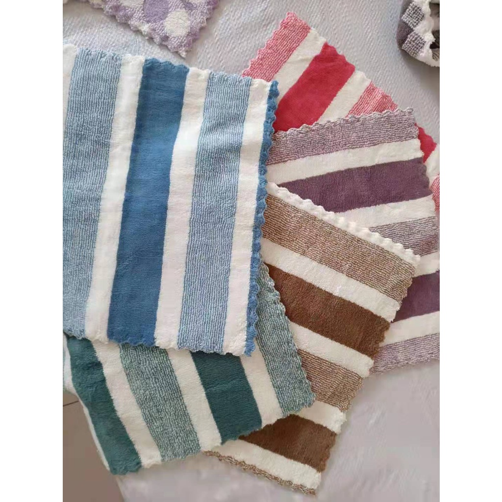 Rc Handuk Muka / Lap Muka / Lap tangan MOTIF bahan microfiber 30x30 cm