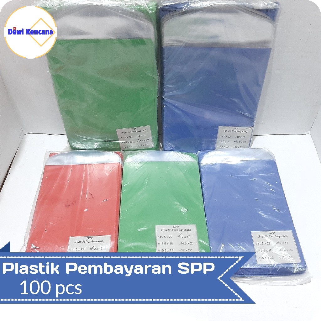 

Plastik Pembayaran Kartu SPP / Iuran 100pcs