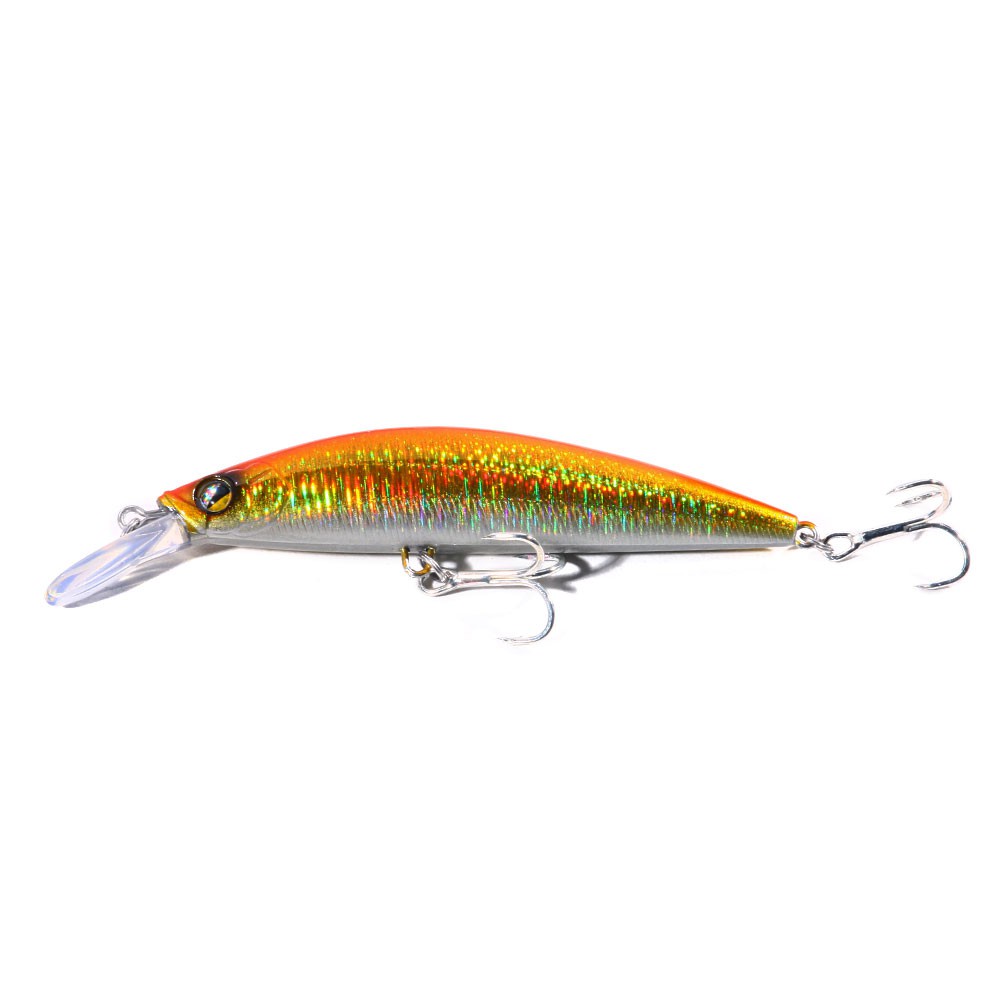 HENGJIA 1Pcs 100mm 25.4g Minnow Umpan Pancing Bentuk Ikan Kecil Fishing Lure Swimbait Bass Bait Wobbler