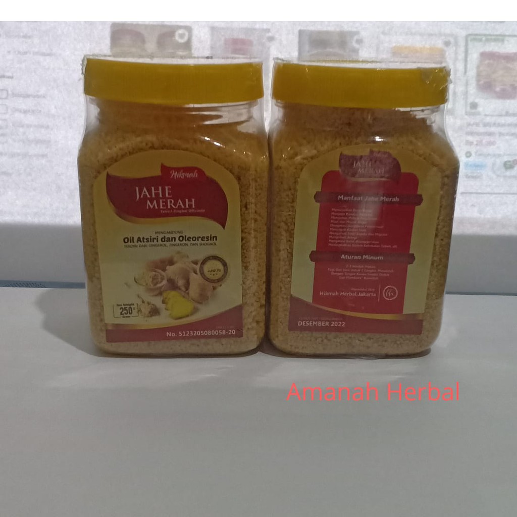

Jahe Merah Bubuk Murni Original 250 Gram | Hikmah