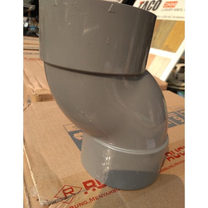 knie bentuk S 3 inch knee sok bengkok S keni socket sambungan paralon