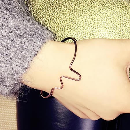 925 Perak gelang untuk wanita Perhiasan Fashion kepribadian sederhana SZ064